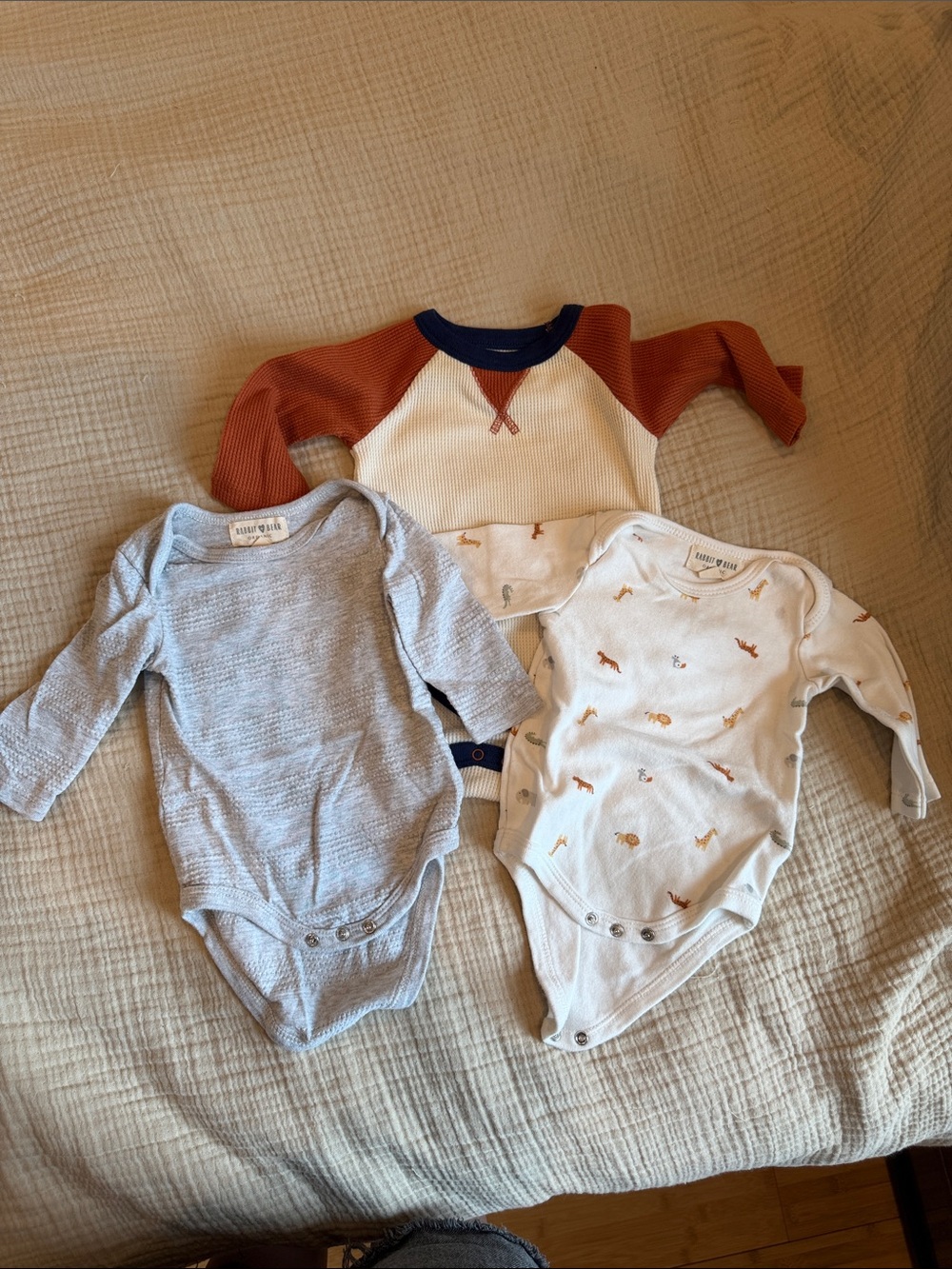 3-Pack Long-sleeved infant Onesies